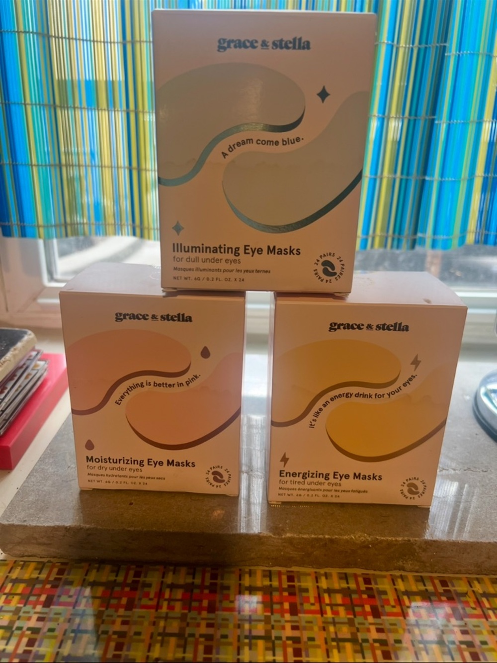 Grace and Stella eye masks